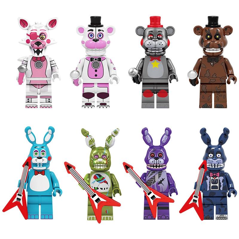 Five Night At Freddy'S Game Figurine Desktop Ornament Freddy Chica Bonnie Miniatures Hot Horror Game Fans Favor