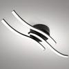 Modern Design White Light Bedroom Cloakroom LED Ceiling Lamp Wave Dining Room Corridor Aisle Aluminum Ceiling Light