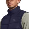 Vests Men's Navy Blue Stand Collar Moderate Workwear 1378497-410