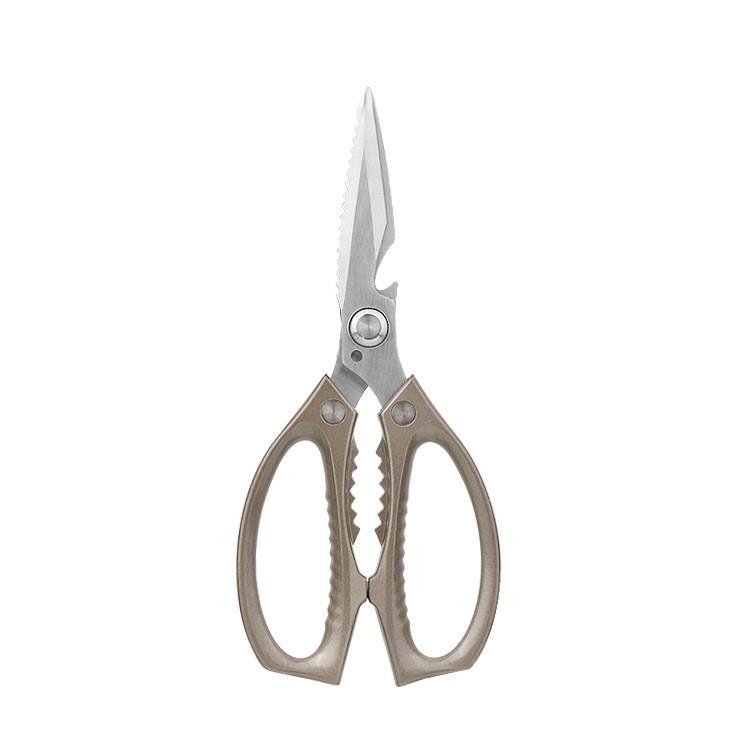 German-Style Multi-Functional Kitchen Shears: Strong Stainless Steel Scissors for Cutting Chicken Bones and Gutting Fish