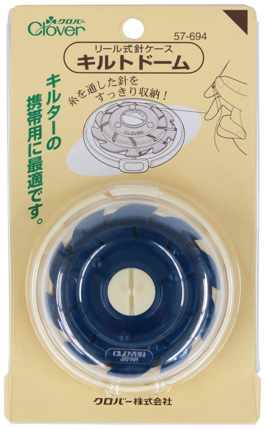 Clover needle case reel-type Quilt Dome 57-694 синий