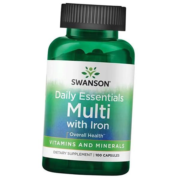 Ежедневные Мультивитамины, Daily Essentials Multi, Swanson  100капс (36280180)
