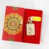 Pure Gold Keychain Pendant with Auspicious Words for New Year Blessings - Car or Phone Decor