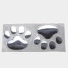Car Sticker 3D Plastic Adorable Paw Decal Waterproof Foot Print Stickers Portable Bumper Body Decoration Accessories