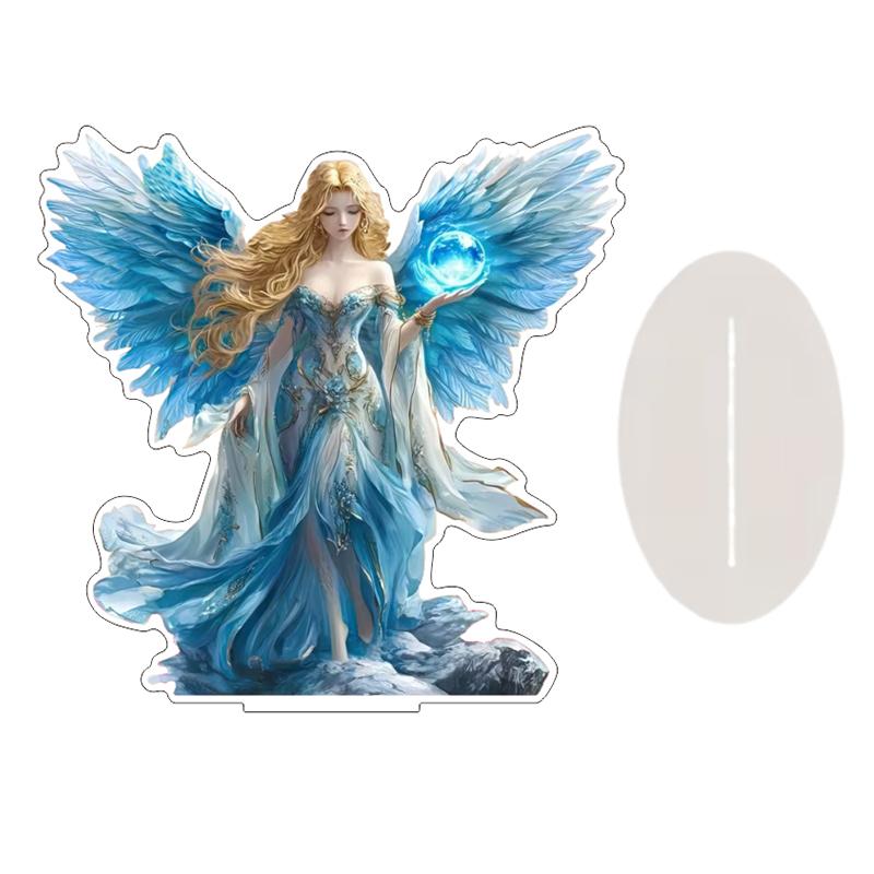 Dekoracyjna Figurka Dekoracja Smoka Do Biura Prezent na Parapetówkę Dekoracja Biurka Ornament 2D Akrylowy Ornament na Biurko