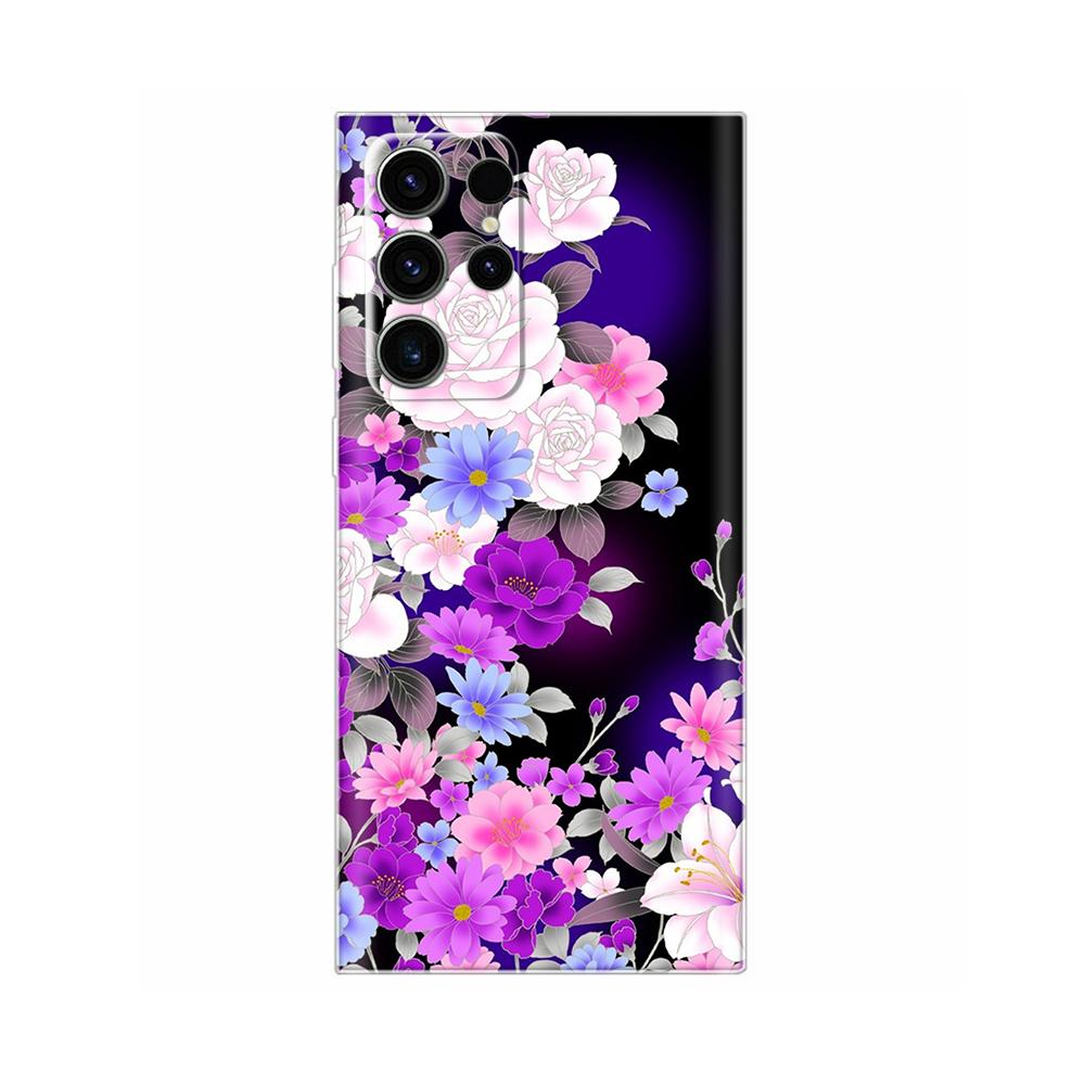 For Samsung S24 Ultra 5G Case S24 Plus Soft TPU Clear Silicone Phone Cases for Samsung Galaxy S24 Ultra S24+ Back Cover Bumper