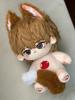 Yagami Light 20cm Cotton Stuffed Doll Toys with Cat Ears Cute Plush Puppet Animation Death Kira Gift Dolls for Kids Adults