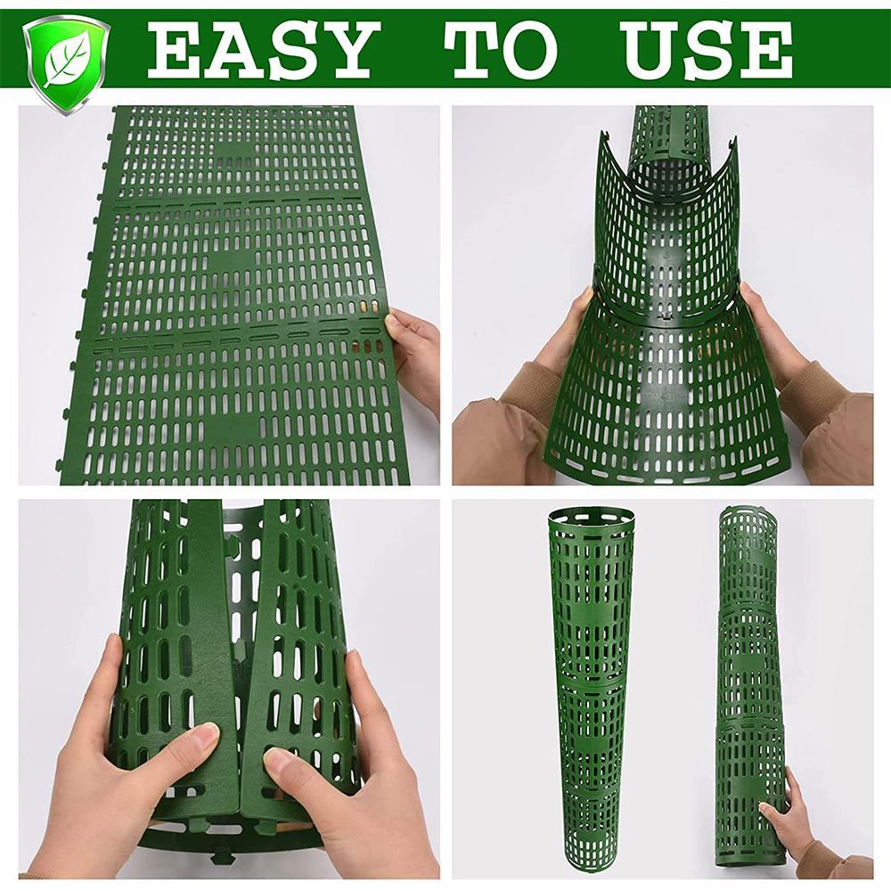 New 3 pcs Tree Trunk Protector Great Protection from Trimmers, Mowers, Animals