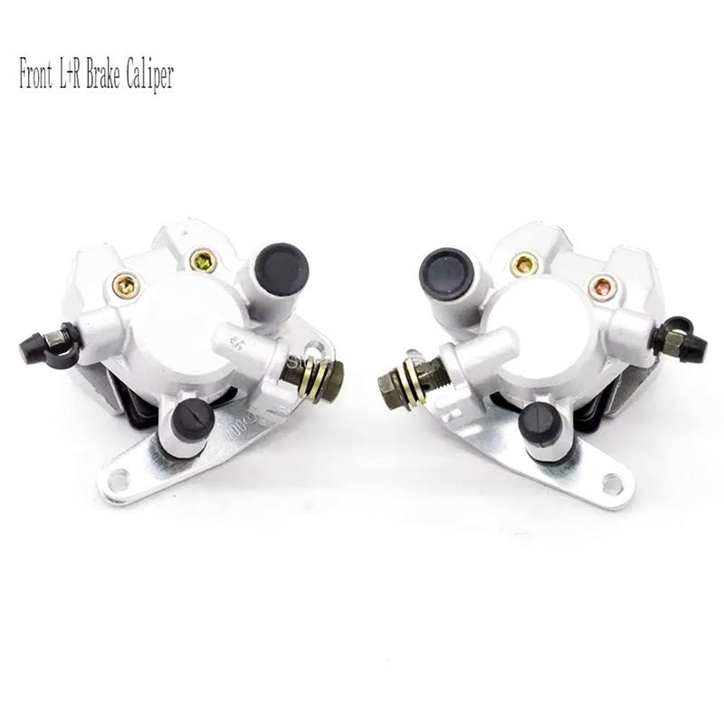 Powerful 2Pc Motorcycle ATV Front L+R Brake Caliper For Yamaha ATV Quad Banshee Kodiak Grizzly YFM350 YFM400 YFM450 Raptor YFM66
