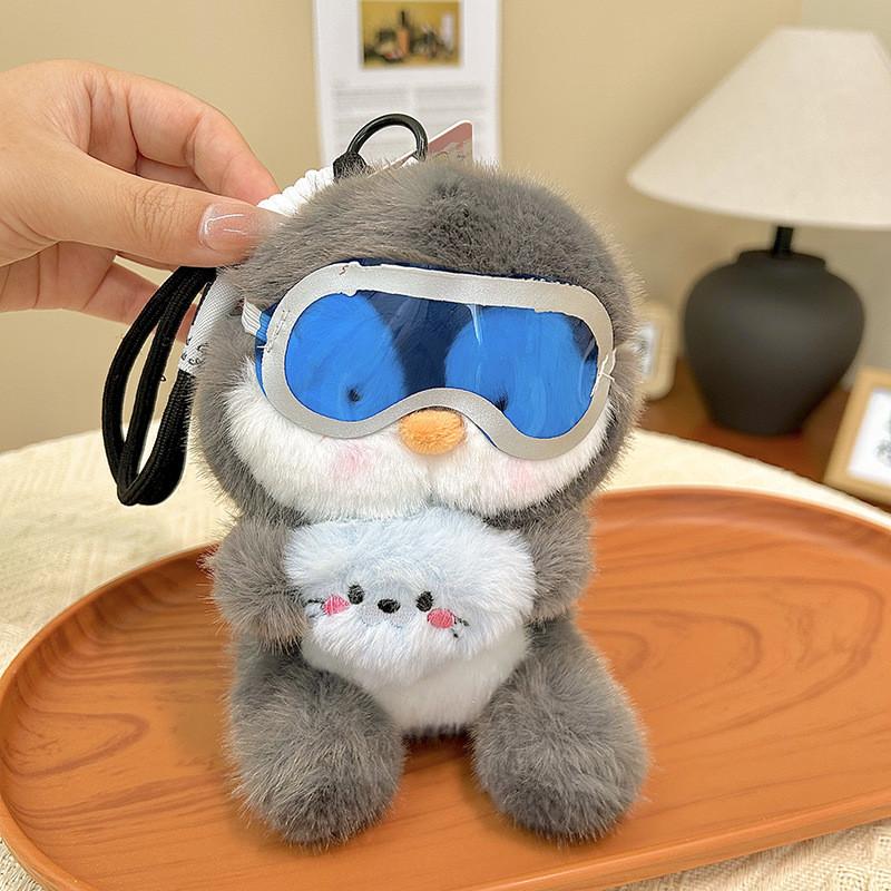 Cute Penguin Plush Toy Keychain With Fragrant Filling For Bag Decoration And Gifts