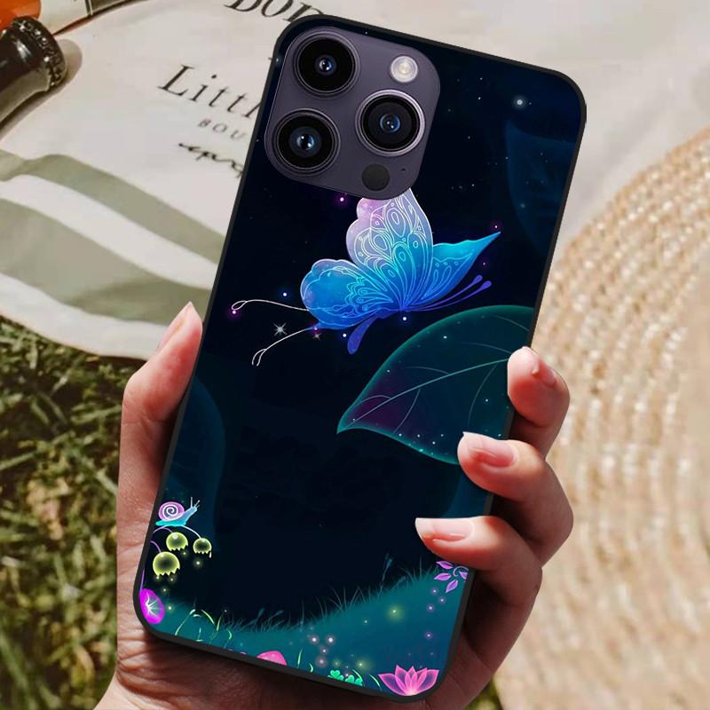 For iPhone 15 Pro Max Case Soft Silicone Coque For iPhone 15 Plus Cover TPU Fundas Protective For iPhone15 Pro Max 15Pro Case