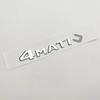 3D ABS Chrom Schwarz 4 Matic Logo 4Matic Emblem Buchstaben Namensschild Auto Kofferraum Abzeichen 4matic Aufkleber Zubehör