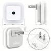 6 Units LED Night Lights, Plug & Play Portable Design, Auto Sensor, Hallway Bedroom Night Lights for Household Decoration