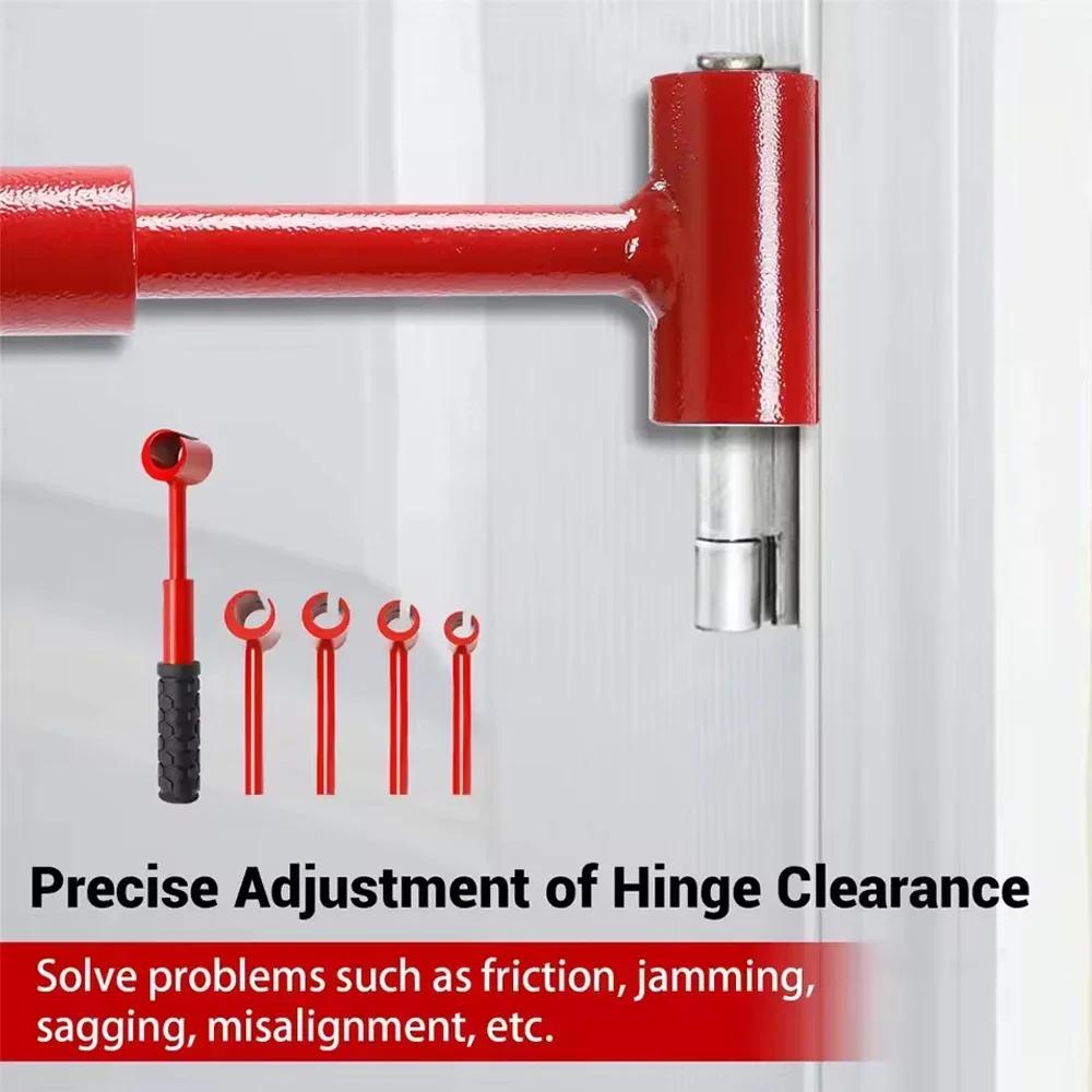 5 Sets of Heavy-duty Key Setting Hinge Clearance Adjustment Tools and Upgraded Hinge Adjustment Functions