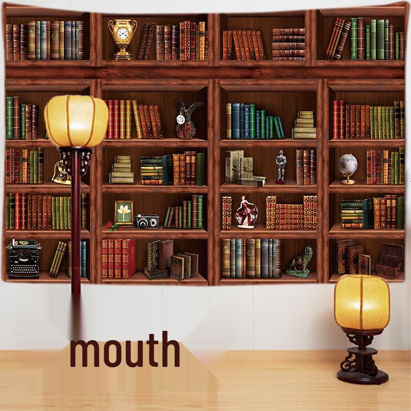 2024 Boys and Girls Dormitory Bookshelf Wall Hanging Tapestry