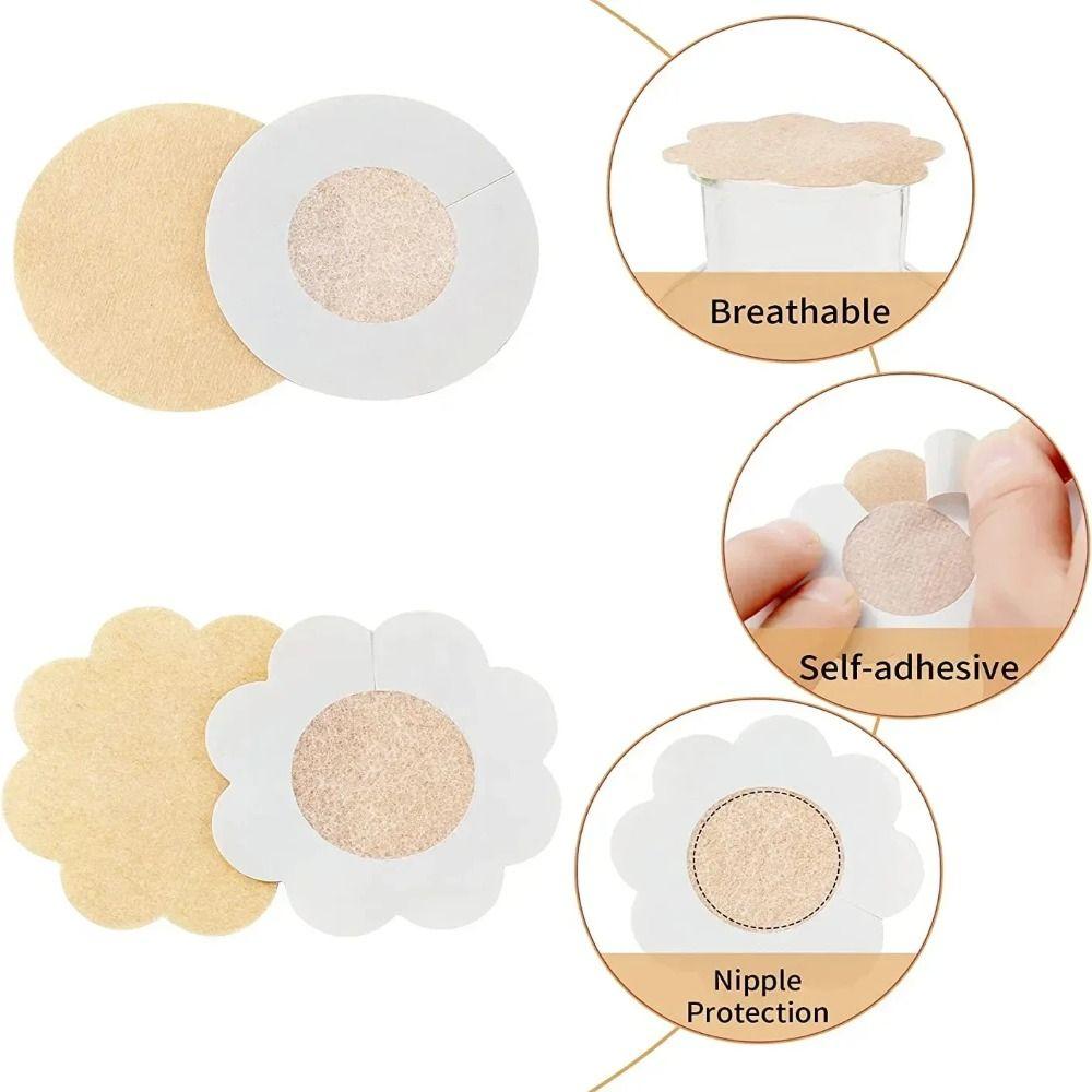 Non-woven Nipple Cover Stickers Self-Adhesive Disposable Invisible Chest Sticker