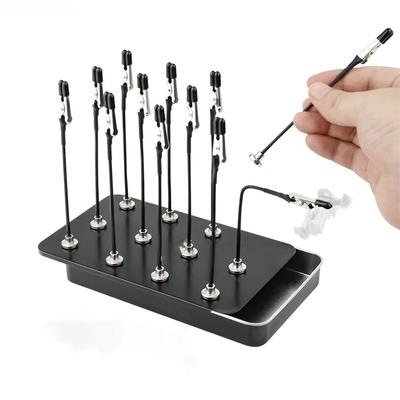 TUDOUZZZ Painting Painting Painting Set of 12 Painting with Rubber Cover Painting Tools Set for Plastic Models and Made of Metal Sticks, Stand,