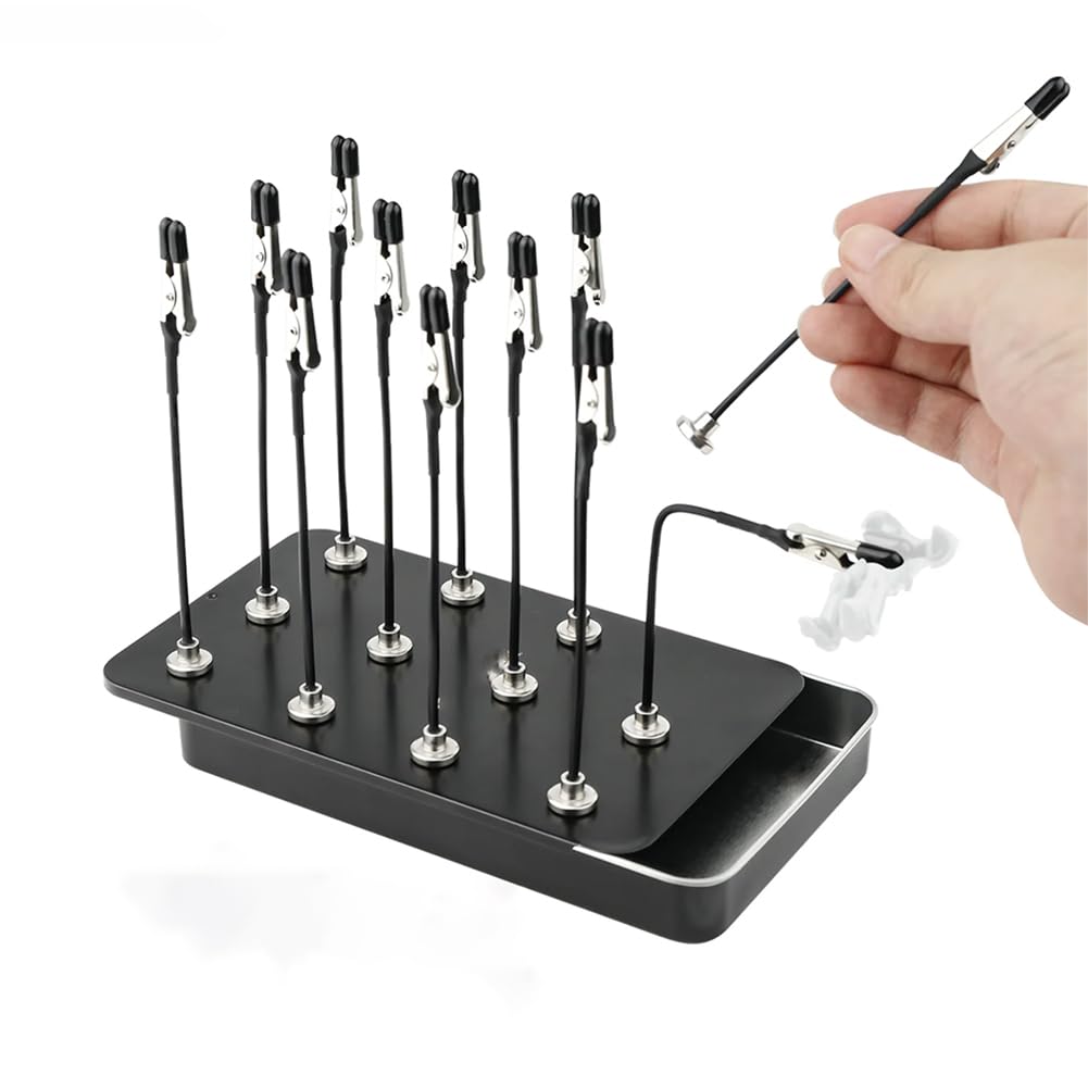 

TUDOUZZZ Painting Painting Painting Set of 12 Painting with Rubber Cover Painting Tools Set for Plastic Models and Made of Metal Sticks, Stand,