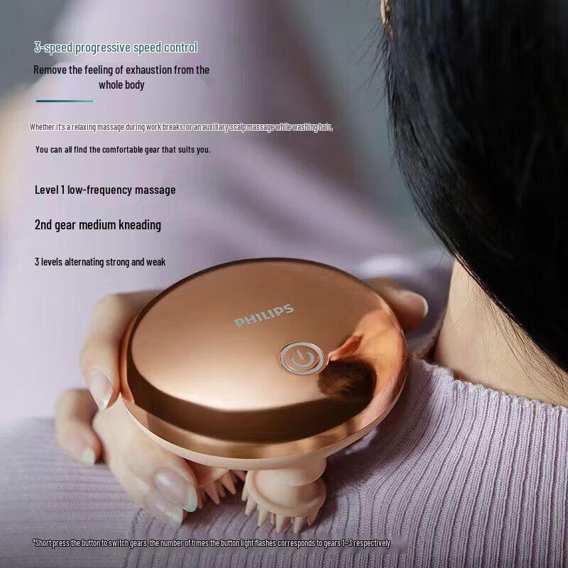 Philips Cordless Wet & Dry Scalp Massager CN plug (adapter included)