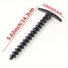 5/10pcs Nylon Plastic Screws Spiral Tent Piles Outdoor Hiking Camping Sunshadetravel Bag Tentand Canopy Accessories