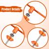 Headset Cup Shaft Bowl Remover Ball Bearing Press Kit for Bicycle Maintenance and Garage Bike Fitting Tools