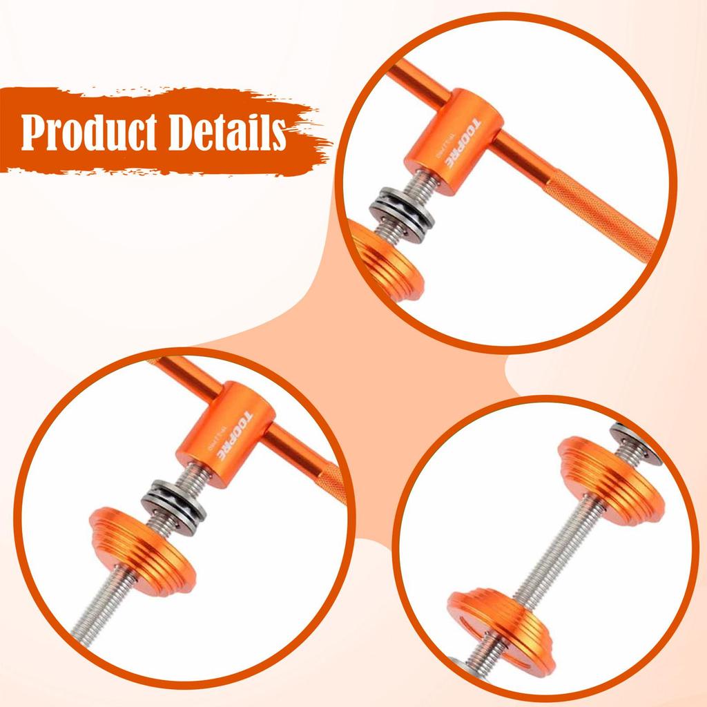 Headset Cup Shaft Bowl Remover Ball Bearing Press Kit for Bicycle Maintenance and Garage Bike Fitting Tools