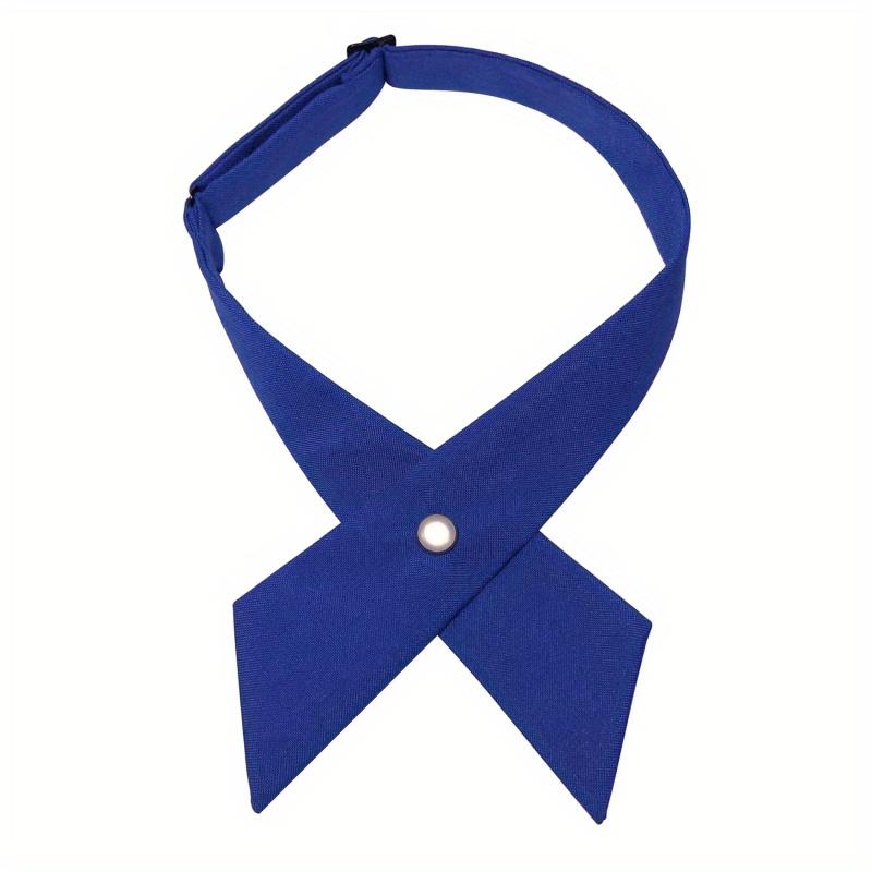 

Форма для девочки-студентки Галстуки-бабочки Мужские Женские Однотонные Профессиональные Галстук-бабочка Женский Крест Дневной Галстук Выпускной Вечер Повседневный синий