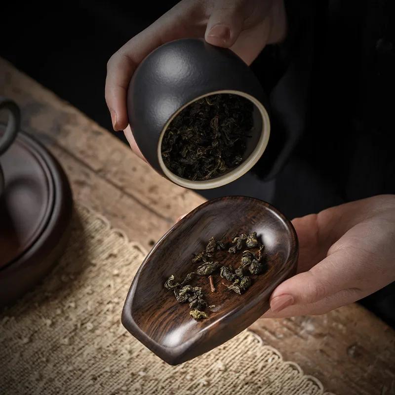 Blackwood Tea Spoon Solid Wood Kung Fu Tea Ceremony Six Items Accessories Tea Shovel