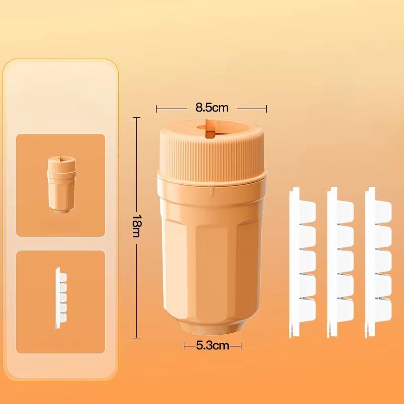 

Portable Rotating Ice Maker Food Grade Silicone Rotating Ice Tray Quick Freezing Storage Container For Diy Ice Boxes Bar Tools оранжевый