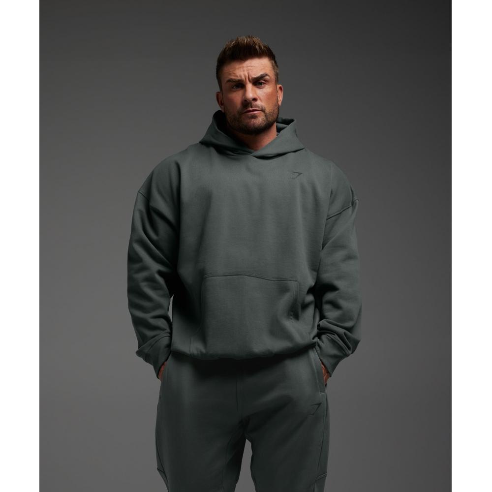 

Gymshark Power Hoodie Slate Teal A1b9b Tbnh XS