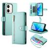 For Oppo A5x 5G/4G Case Zipper Pocket Wallet Leather Phone Cover with Straps