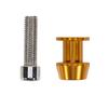 2pcs 8mm Aluminum Motorcycle Stand Swingarm Spools Slider Stand Screw Swingarm Motorcycle Accessory