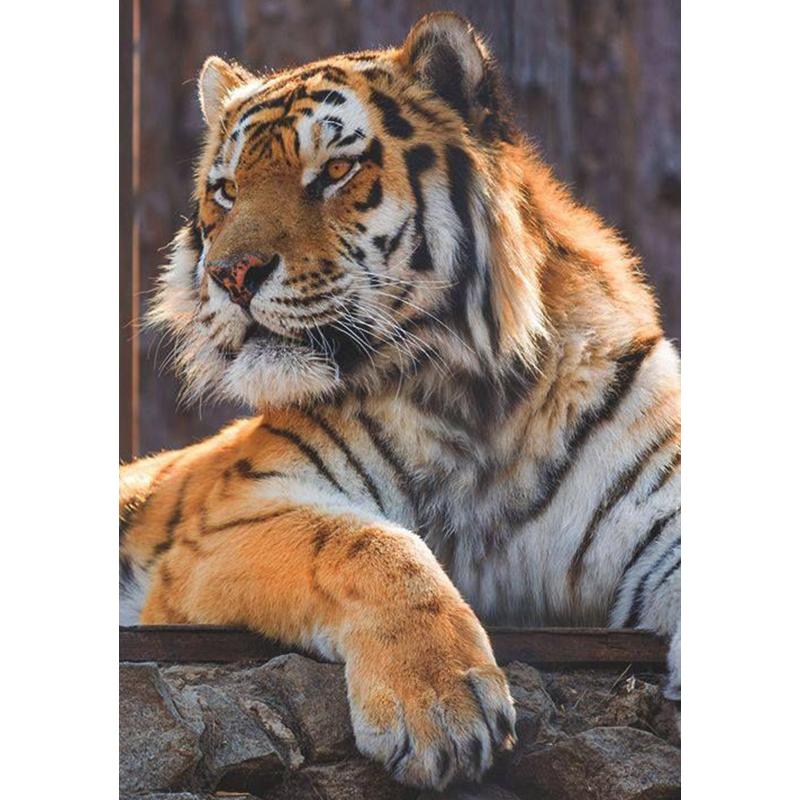 5D DIY Diamond Painting Animal Rhinestone Tiger Diamond Embroidery Wall Art Picture Mosaic Home Decoration Handmade Gift Kit