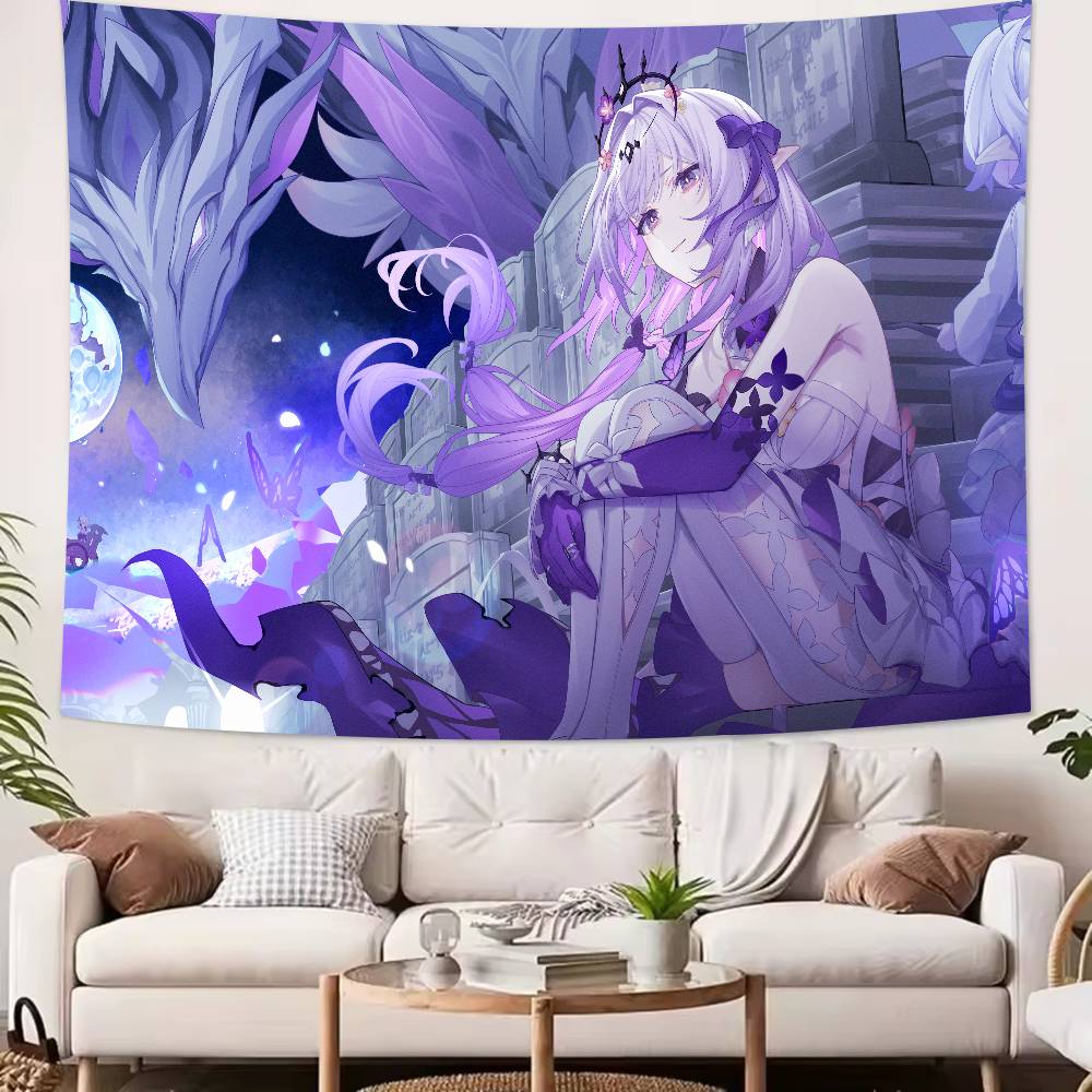 Pretty Hot Castorice Cool Honkai Star Rail Tapestry Popular Room Decoration Wall Tapestry Art Room Home Decor Wall Art Decor