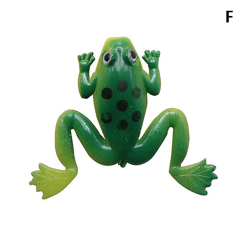 

4.5g/6cm Durable Portable Lifelike New Rubber Frog Spinner Sinking Bass Bait Soft Fishing Lures