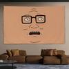 Cartoon KKing of the HHill Cool Wandteppich Hintergrund Hängendes Tuch Schlafzimmer Raum Dekor Ästhetischer Wandteppich Party