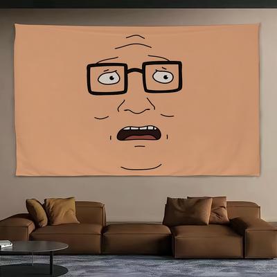 Cartoon KKing of the HHill Cool Tapestry Background Hanging Cloth Bedroom Room Decor Aesthetic Tapestry Wall Party