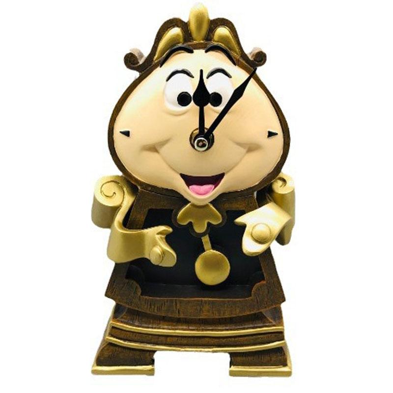 Figura Anime La Bella e la Bestia Lumière Luce Notturna Candeliere Tock Clock Decorazione da Scrivania Giocattoli Regalo