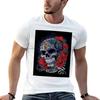 Darkside Skull Roses And Flowers Tshirt Soft Antishrink Cotton Tee