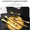 Outdoor Stainless Steel Tableware Set Portable Travel Knife and Fork Camping High-end Barbecue Plate Food Clip Spoon Set