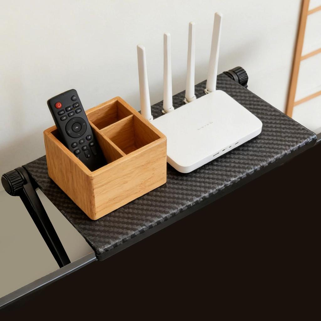 S/L TV Screen Top Shelf Bracket Routers Storage Set-top Box Rack Adjustable Computer Monitor Desktop Display Stand No Perforated