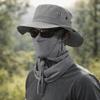 Sonnenschutz UV-Schutz Vollgesichtsmaske Atmungsaktiver Fischerhut Sonnenschutz Herren Sonnenhut Wandern