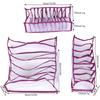 3PcsCelsiusSet Foldable Underwear Storage Box with Compartments Socks Bra   Drawers Divider