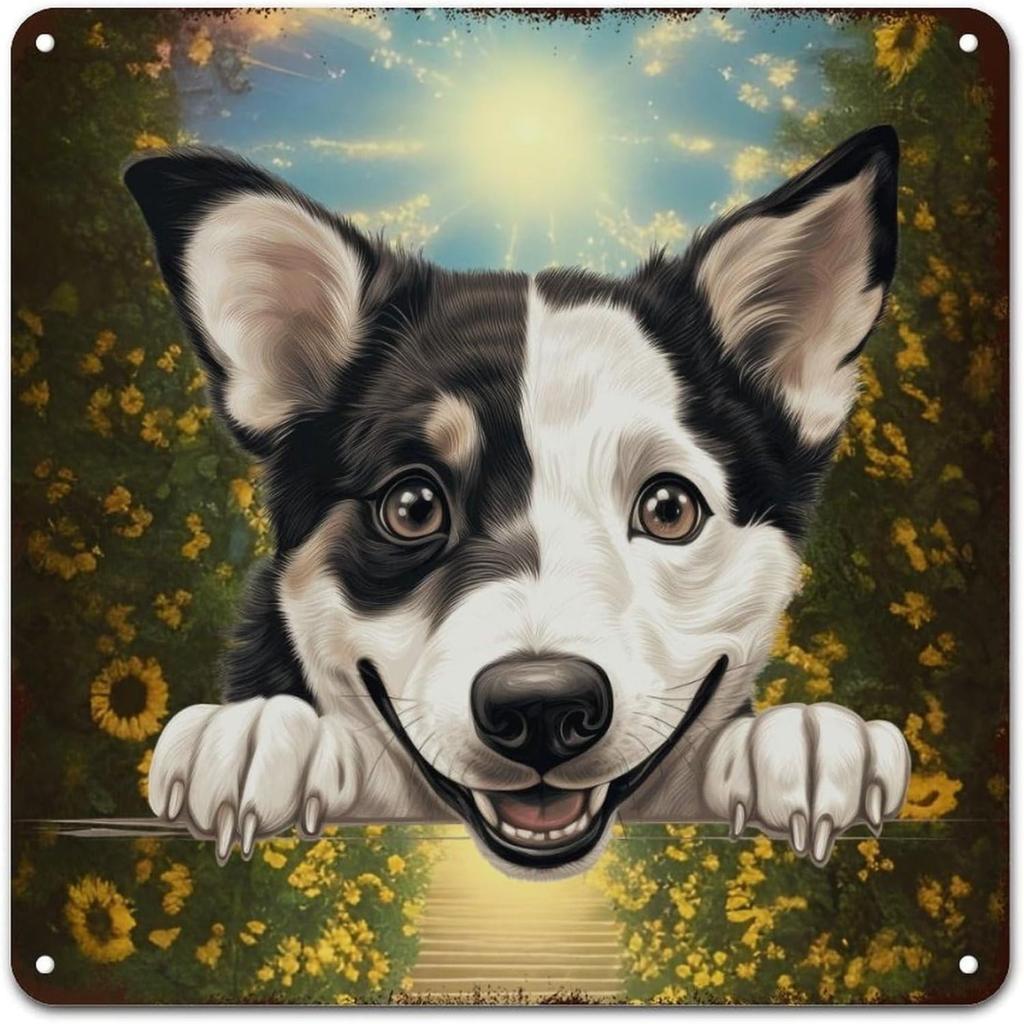 Christmas Metal Wall Art for Home Living Room Kitchen Decor