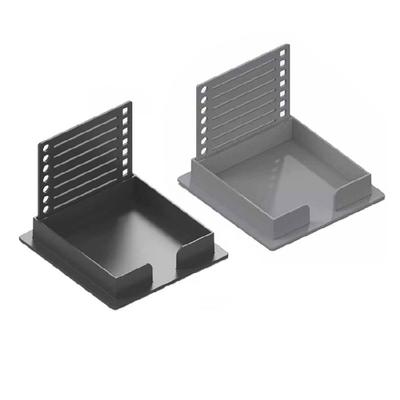 Set mit 2 Klebezettel Schablone Vorlage Behälter für Schreibtischorganisation Tagesplaner Halter Post-it Notizen Aufbewahrungsbox