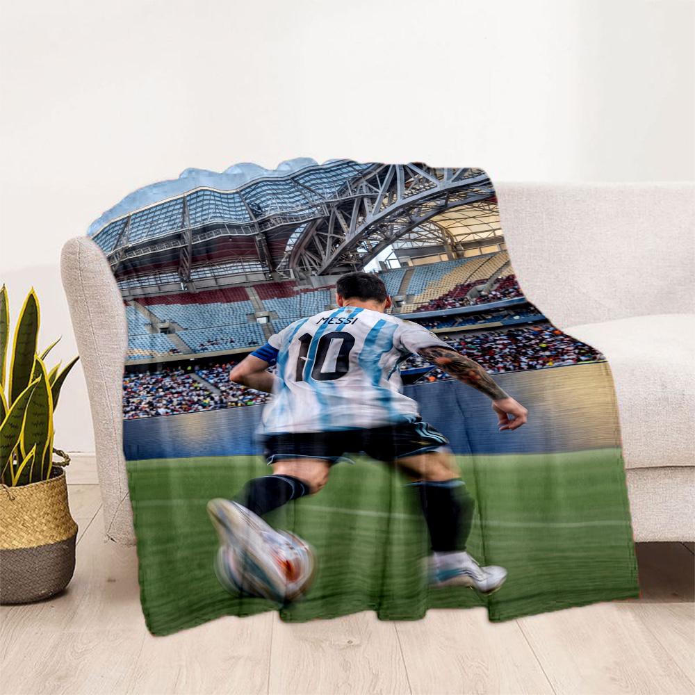 Messi 252 Blanket Durable Comfort Great for Office Chair Sofa for All Occasions Digital Print Best Holiday Gift for Friends Family