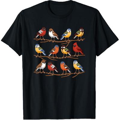 Vogelliebhaber Vogelbeobachtung Vogelbeobachtung Herren T-Shirt