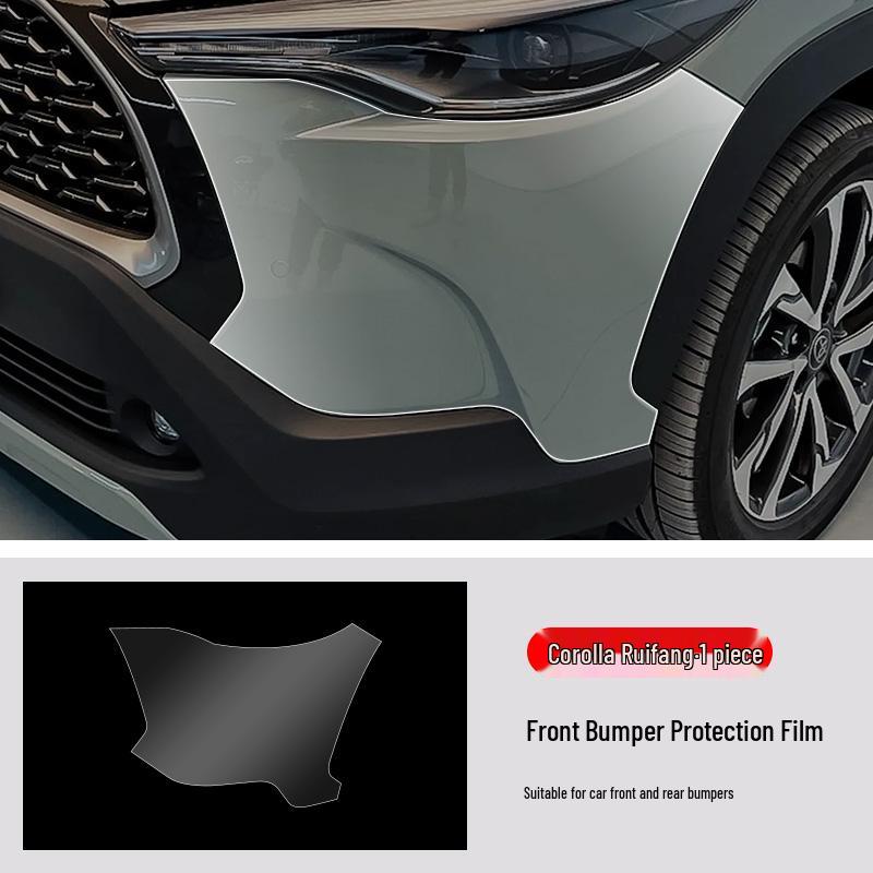 2024 Corolla Ruifang Pre-Cut TPU Clear Invisible Car Wrap for Front & Rear Bumper