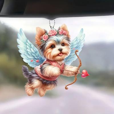 Auto Anhänger Acryl Schwingen Hund Leichte Auto Spiegel Hängen Auto Innen Zubehör