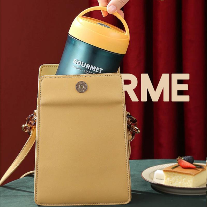 500ML przenośny pojemnik z izolacją termiczną ze stali nierdzewnej śniadanie Lunchbox szczelny jedzenie zupa kubek termiczny termosy